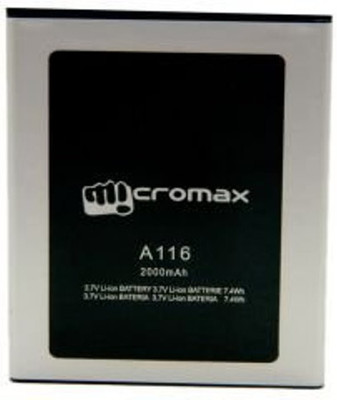

Micromax Mobile Battery For Suitable for Micromax Canvas Bolt A210 Mobile.