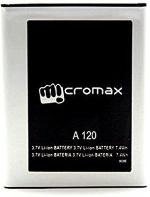 

Micromax Mobile Battery For Suitable for Micromax Canvas Bolt A120 Mobile.