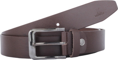 

K London Men Casual, Formal Brown Genuine Leather Belt