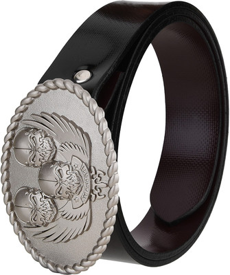 

Styles Creation Men Casual, Party, Formal, Evening Black, Silver Artificial Leather Belt