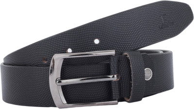 

K London Men Casual, Formal Black Genuine Leather Belt