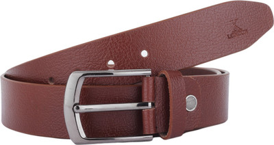 

K London Men Casual, Formal Brown Genuine Leather Belt, Tan