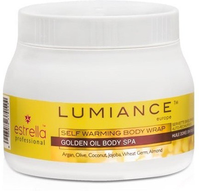 

Estrella Lumiance Golden Oil Spa Self Warming Body Wrap(500 g)