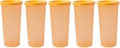 

Oliveware 11 Plastic Mug(1000 ml, Pack of 5), White