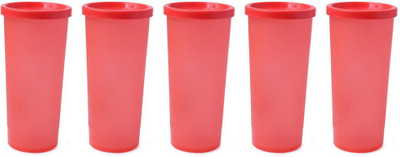 

Oliveware 7 Plastic Mug(1000 ml, Pack of 5), White