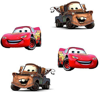 

PARTY PROPZ MCQUEEN 10PCS BIRTHDAY DECORATION/ PARTY SUPPLIES Paper Cut-outs(10)