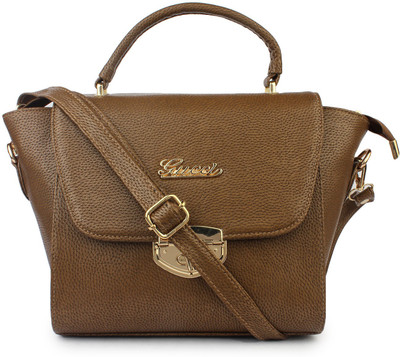 Do Bhai Hand-held Bag(Brown)