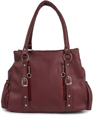 

FUN STOP Hand-held Bag(Maroon)