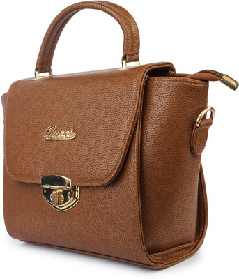 

Do Bhai Hand-held Bag(Tan)