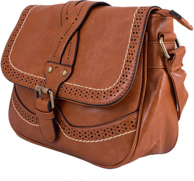 

Trendy Guys Sling Bag(Brown)