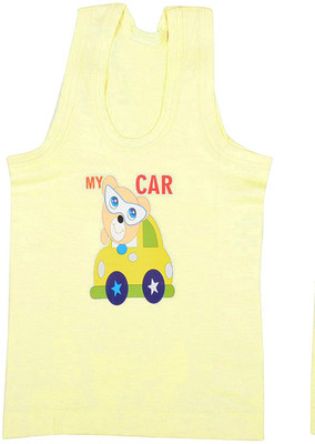 Babeezworld Vest For Boys Cotton(Yellow, Pack of 1) available at flipkart for Rs.99