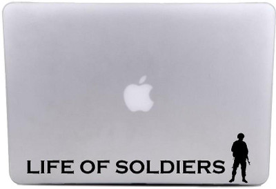 

Onlinemart Life of soldiers Vinyl Laptop Decal 15.6