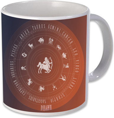 

Heyworlds sagittarius dhanu horoscope rashi Ceramic Mug(325 ml), Multicolor