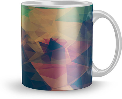 

Dreamship Dreamship Exclusive 320ml Ceramic Printed mug Gift For girlfriend Gift For jents Ceramic Mug(350 ml), Multicolor
