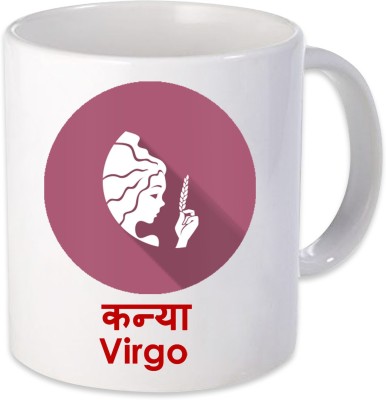 

Heyworlds virgo kanya horoscope rashi 01 Ceramic Mug(325 ml), Multicolor