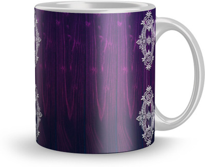 

Dreamship Dreamship Designer 320ml Ceramic Printed mug Gift For jents Gift For visitors Ceramic Mug(350 ml), Multicolor