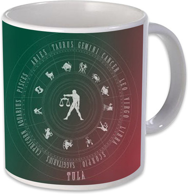 

Heyworlds libra tula horoscope rashi Ceramic Mug(325 ml), Multicolor