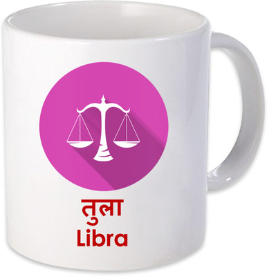 

Heyworlds libra tula horoscope rashi 01 Ceramic Mug(325 ml), Multicolor
