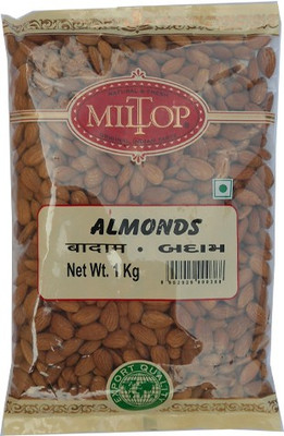 

MilTop California badam Almonds(1000 g, Pouch)