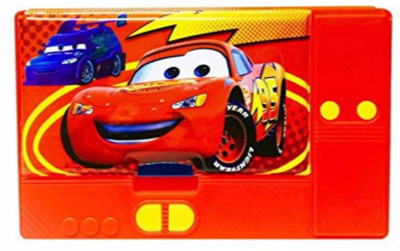 

Rashi Infomedia Cars Cartoon Art Plastic Pencil Box(Set of 1, Multicolor)