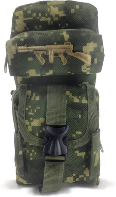 

Maurya Pustak Bhawan Army Gun Pencil Pouch Green na Art Artificial Leather Pencil Box(Set of 1, Dark Green)