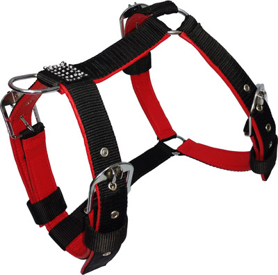 

Petshop7 Export Quality Black 1.25inch  Dog Standard Harness(, Black