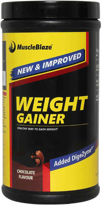 MuscleBlaze Weight Gainer with Added DigeZyme Weight Gainers/Mass Gainers(0.5 kg, Chocolate) available at flipkart for Rs.452