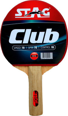 

Stag Club Red, Black Table Tennis Racquet(176 g), Black;red