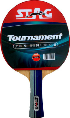 

Stag Tournament Table Tennis Racquet Red, Black Table Tennis Racquet(178 g), Black;red