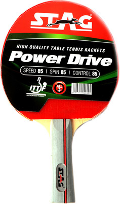 

Stag Power Drive Red, Black Table Tennis Racquet(196 g), Black;red
