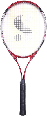 

Silver's Flow-444 Gutted Tennis Racquet, Junior Red, Black Strung Tennis Racquet(G3, 252 g), Black;red