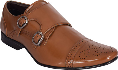 

Ezywear Monk Strap For Men(Tan