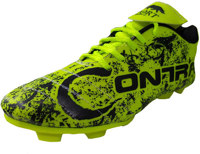 

Port Unisex PU Football Shoes For Men(Green