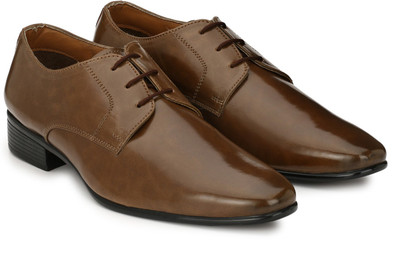 

Hirel's Stylish Derby Derby For Men(Brown