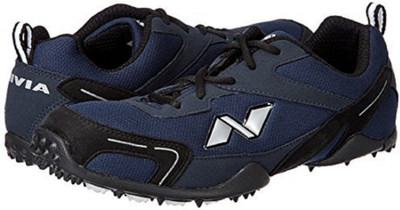 

Nivia Men's Marathon Mesh PU Blue and Black Running Shoes For Men(Blue, Black