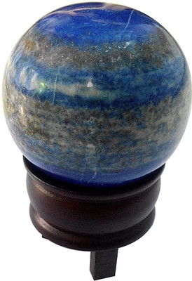

Excel Lapis lazuli Blue Healing Reiki Charged Sphere Agate Ball Decorative Showpiece - 4.3 cm(Stoneware, Blue)