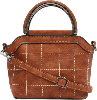 

Pepgirls Girls Casual Tan PU Sling Bag