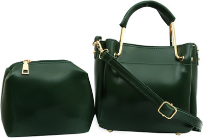 

Pepgirls Girls Casual Green PU Sling Bag