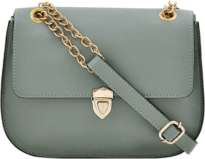 

Yelloe Women Grey PU Sling Bag