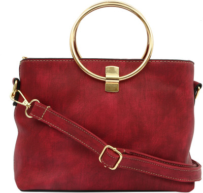 

Pepgirls Girls Casual Red PU Sling Bag