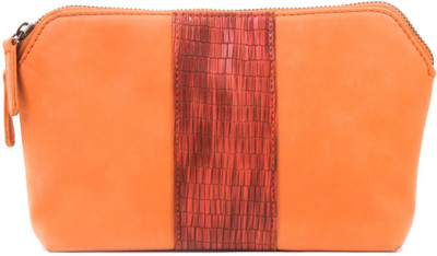 

mohawk Coral Cosmetic Pouch Small Travel Bag(Orange)