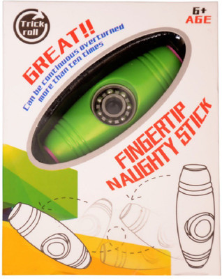 

Montez 2 IN 1 Naughty Mokuru Rolling Fidget Stick With Hand Spinner toy(Multicolor)