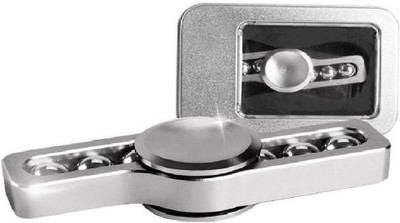 

Homeshopeez Hand Spinner With High Grade Pure Metal And Ultra Smooth Bearing(Silver)