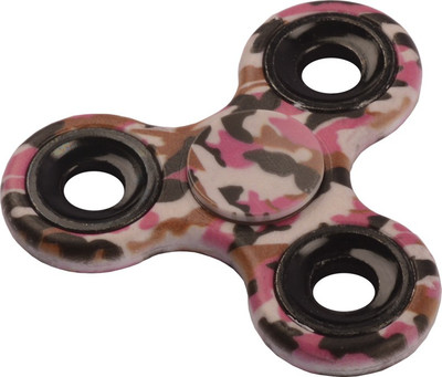 

Autofy Hi-speed Camouflage Anti-Anxiety Tri Fidget Hand Spinner(Pink)