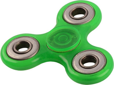 

Autofy Hi-speed Translucent / See Through / Anti-Anxiety Tri Fidget Hand Spinner (Green)(Green)