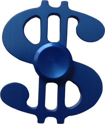 

Montez Dollar Shape Metal Fidget Hand Spinner Toy(Blue)