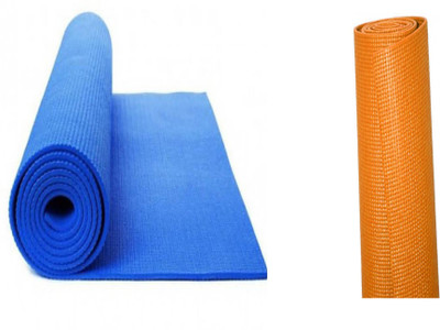 

Excite Shoppers ES_Combo_BO03 Blue 4 mm Yoga Mat, Blue;orange