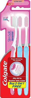 

Colgate Slim Sensitive Ultra Soft Toothbrush(Pack of 3)