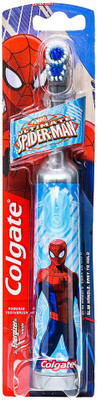 

Colgate Kids Spiderman Battery Powered (Multicolor) Extra Soft Toothbrush