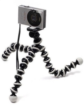 

Sukot Gorilla Mobile Stand Phone Holder Flexible Digital Camera Tripod Kit, Monopod Kit(Black, Supports Up to 250 g)